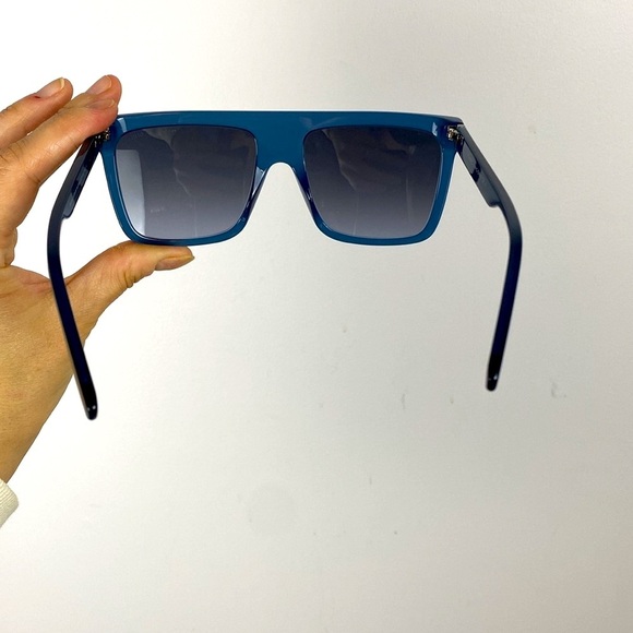 Marc Jacobs Sunglasses Full Rim Blue Rectangular Frame - Picture 11 of 12